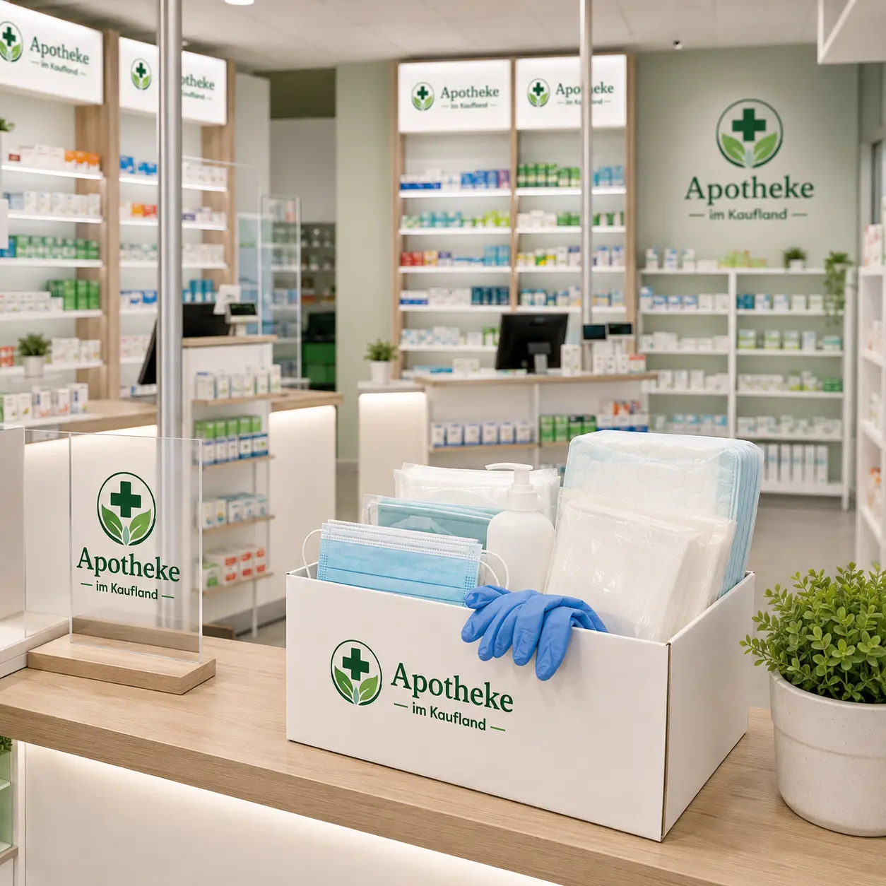 Pflegehilfsmittel bei der Apotheke im Kaufland Osnabrück