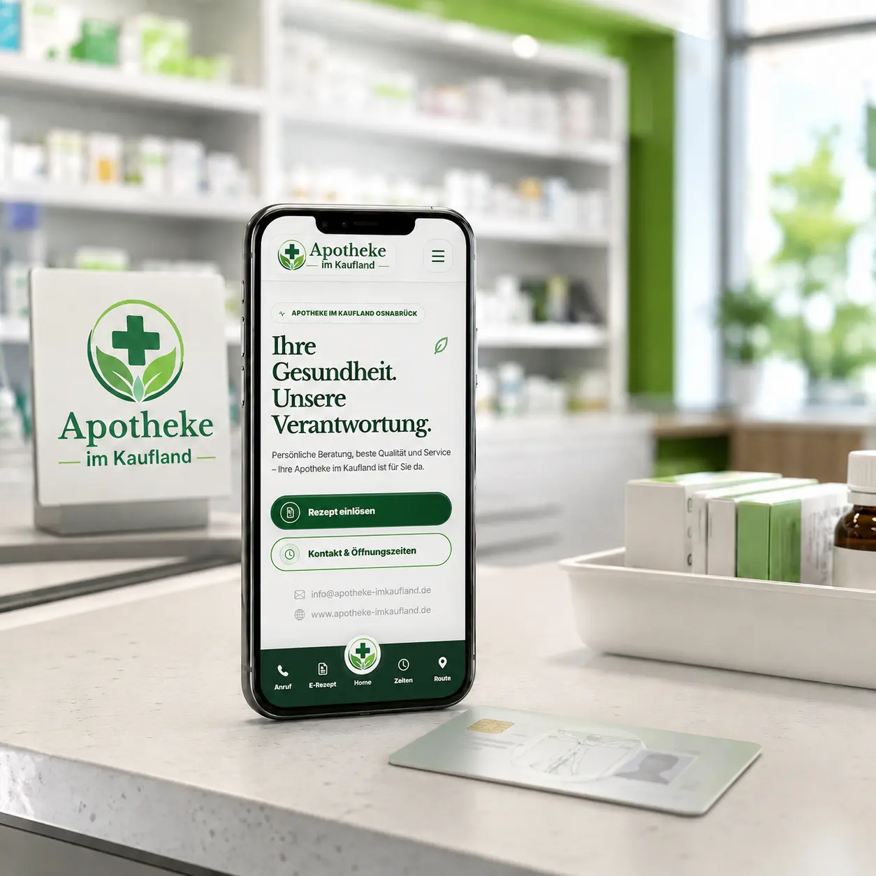 E-Rezept einlösen bei der Apotheke im Kaufland Osnabrück