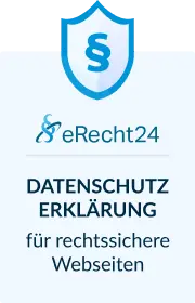 eRecht24 Datenschutz Siegel