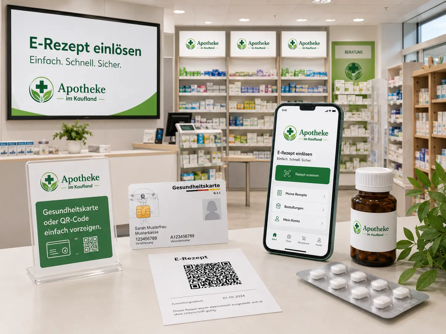 E-Rezept bei der Apotheke im Kaufland einlösen